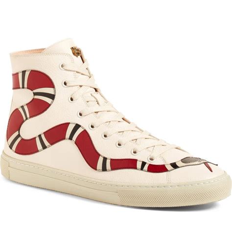 snake gucci trainers|gucci snake high top sneakers.